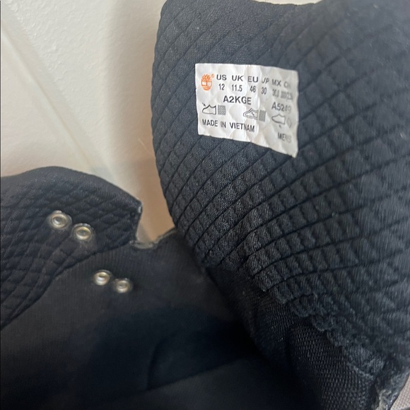 Timberland Euro Hiker Jacquard Boot Gray/Black men’s size 11 - Picture 4 of 10